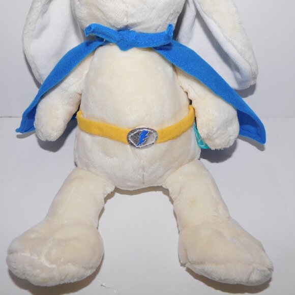2017 Manhattan Toy Superhero Bunny Rabbit Super Hero Blue Cape 12" plush - Picture 2 of 6